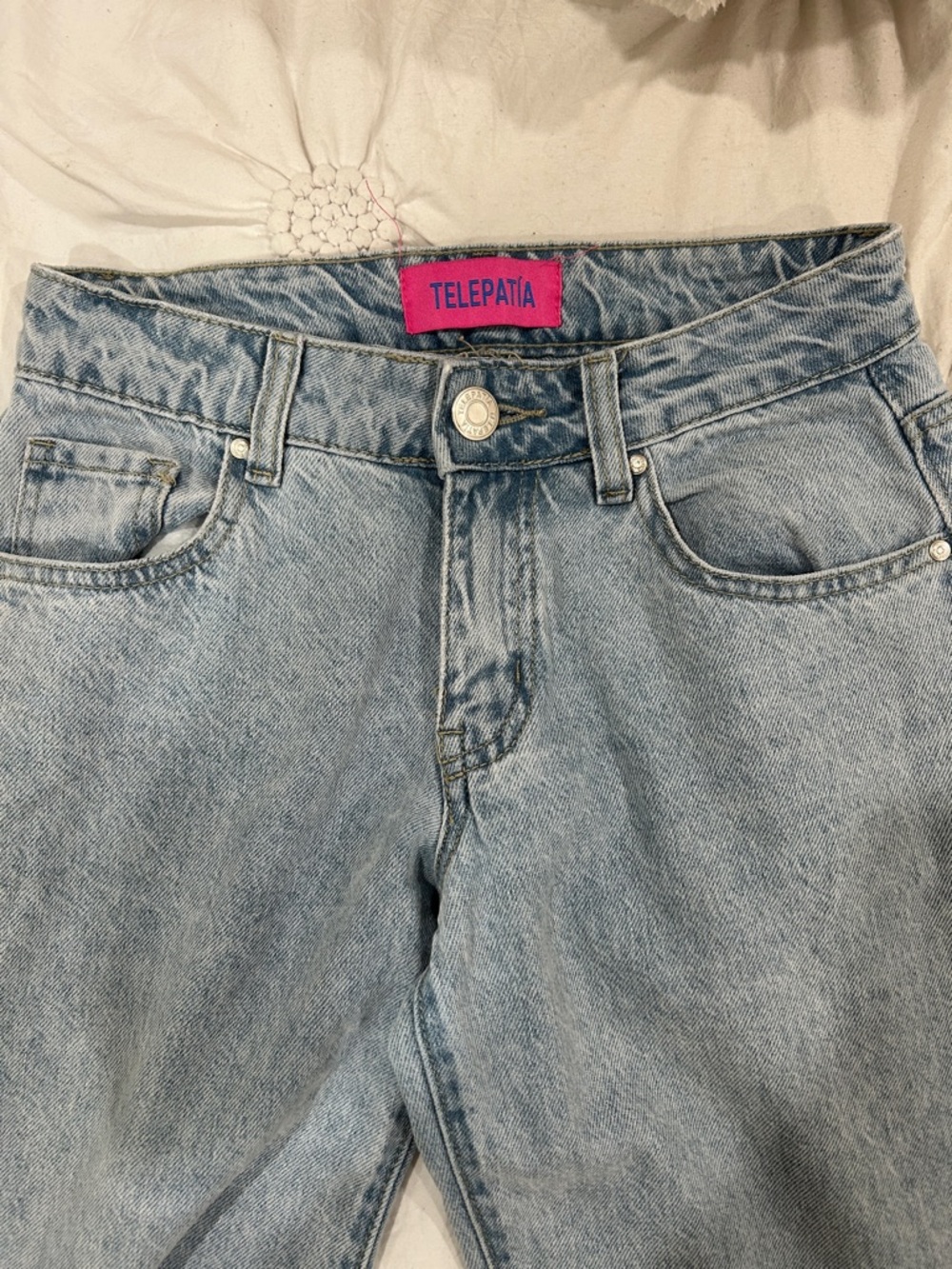 Telepatía Light Blue High-Rise Women's Jeans